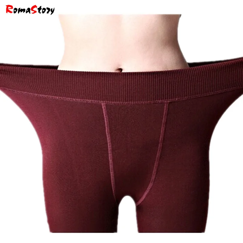 New Women Trousers Winter Thick Velvet Pants Female Warm Outer Wear High Waist Pants Stretch Long Fashion Casual Leggings Z2389