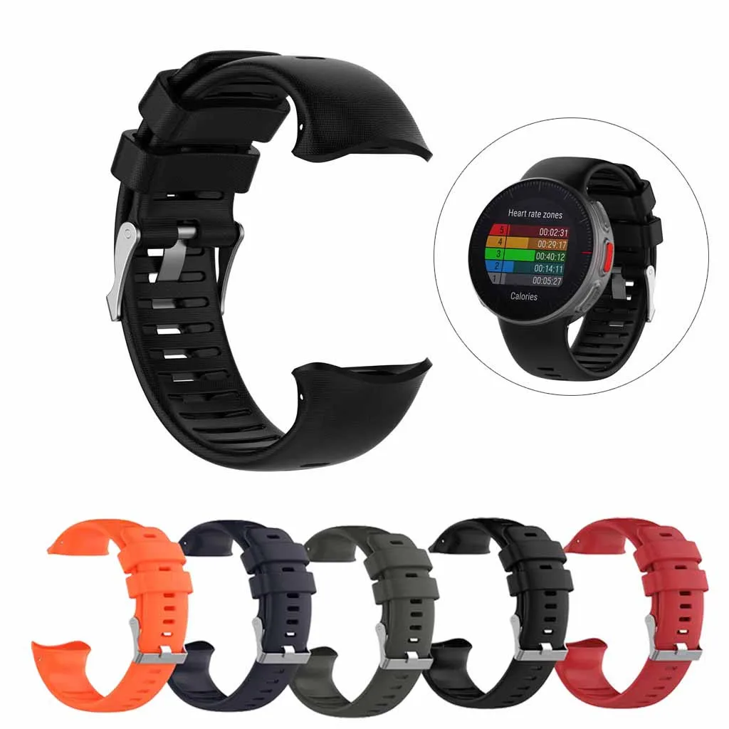 

SmartWatch Smart watch Strap Smartband mi band New Fashion Sports Breathable Silicone Bracelet Straps Band For Polar Vantage V