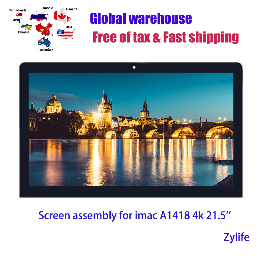 

Для iMac A1418 4K 21,5 "экран в сборе Retina ЖК-экран панель EMC:2833 LM215UH1-SDA1 2015
