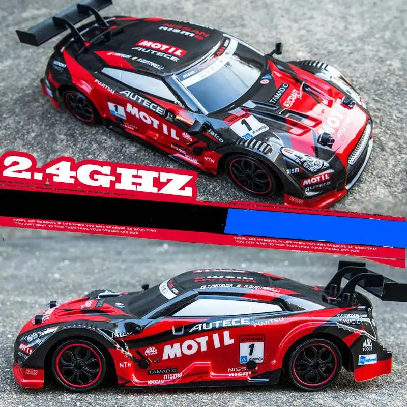 RC автомобиль 2,4G четырехколесный привод Дрифт внедорожная зарядка высокоскоростной пульт дистанционного управления гоночный автомобиль детская соревновательная игрушка автомобиль подарок