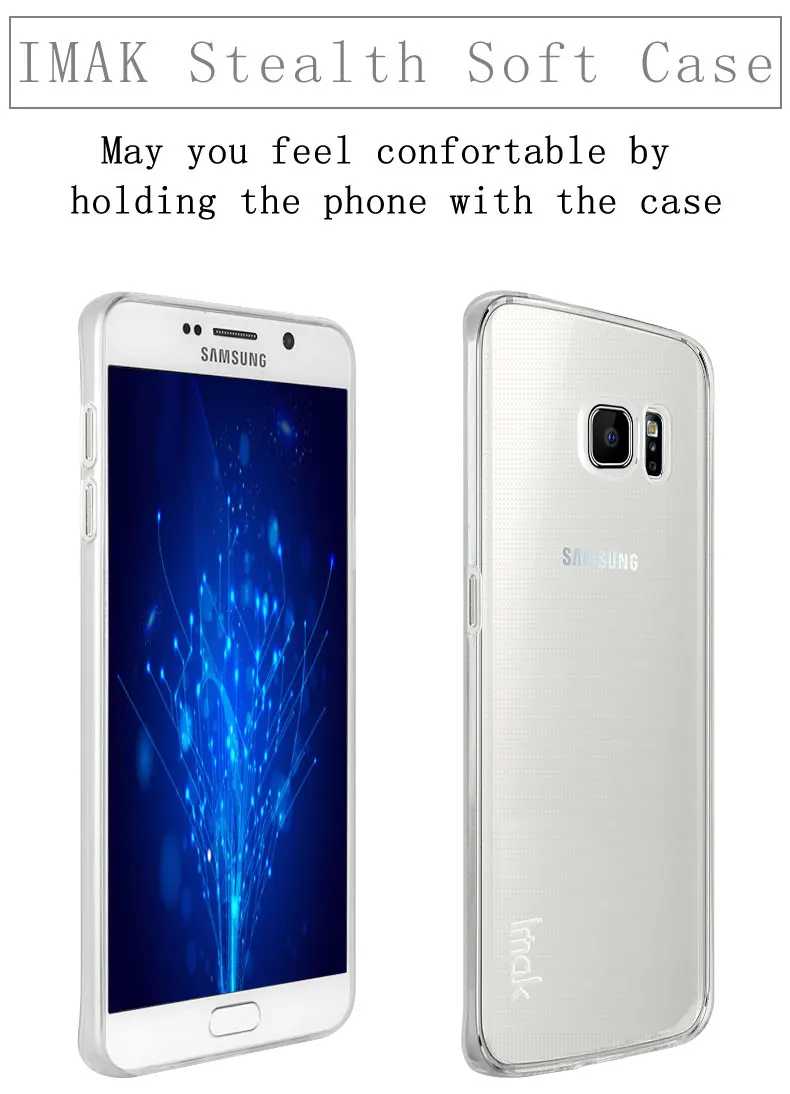 Original iMAK Super-slim Stealth case For Samsung Galaxy S7 0.8mm Soft Clear Cover for |