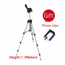Universal 1/4 Screw Portable Mini Tripod + Clip Professional Camera Tripod Phone Holder Camera Projector Accessories