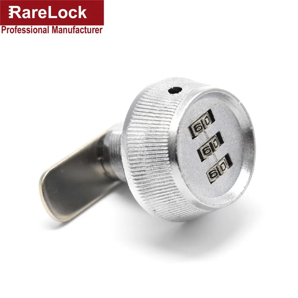 Rarelock Modern Code Combination Drawer Lock Body Length=30.5mm