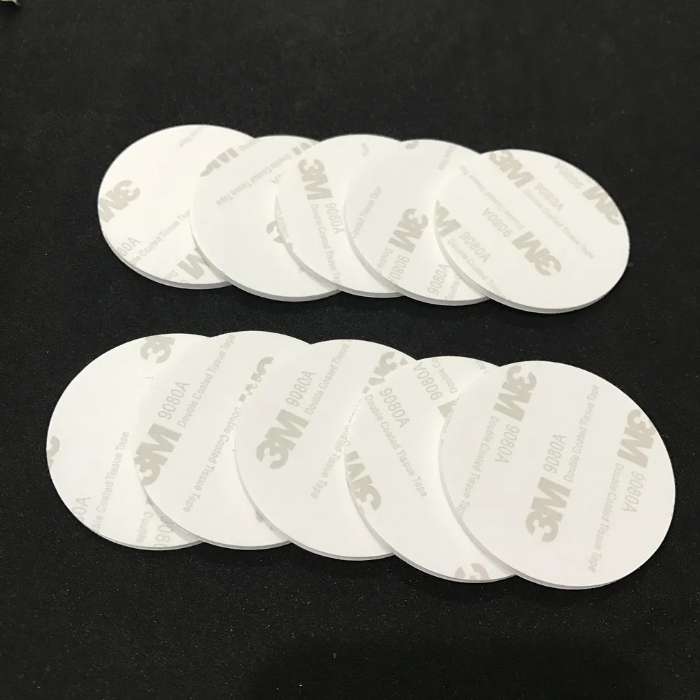 3M Strong Double Sided Adhesive Acrylic Car Emblem Sticker Roof For Gopro Vehicles Foam Round Two Sides Mounting Sticky (12)