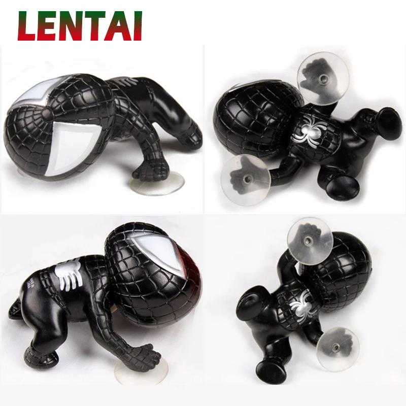 

LENTAI For Opel astra h j g insignia vectra c corsa d zafira b Mini cooper Ssangyong 1PC Auto Car 3D Stickers Spiderman Styling