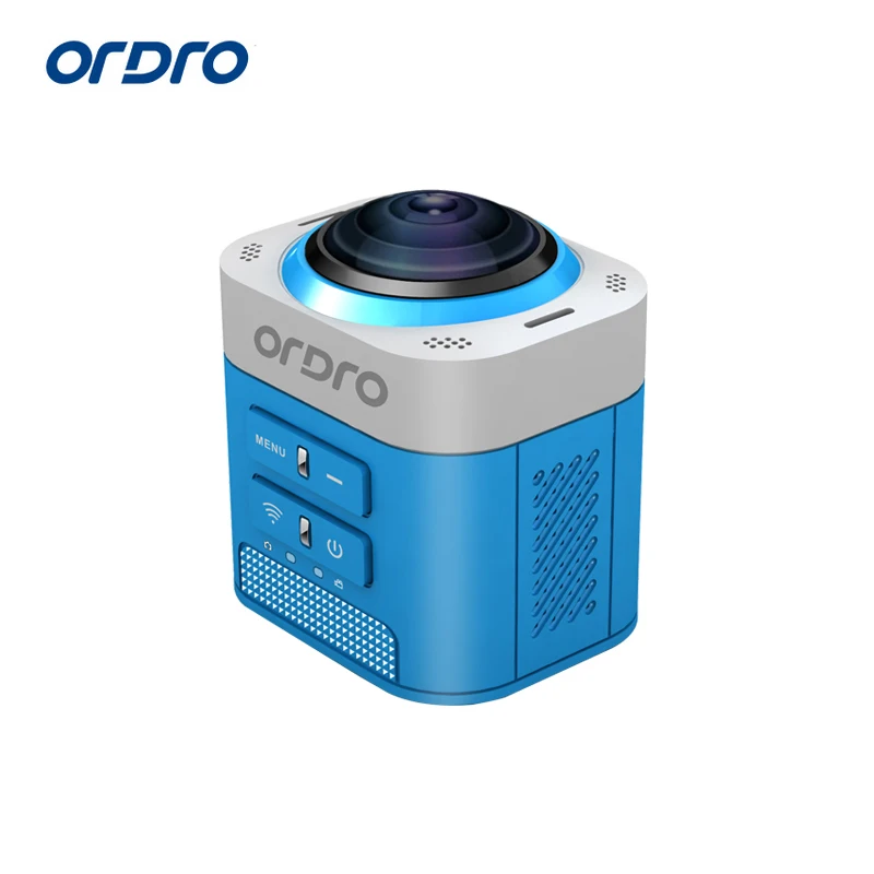 Ordro бренд 360 градусов Full View мини видеокамера D5 1080p FHD Портативная Цифровая WIFI