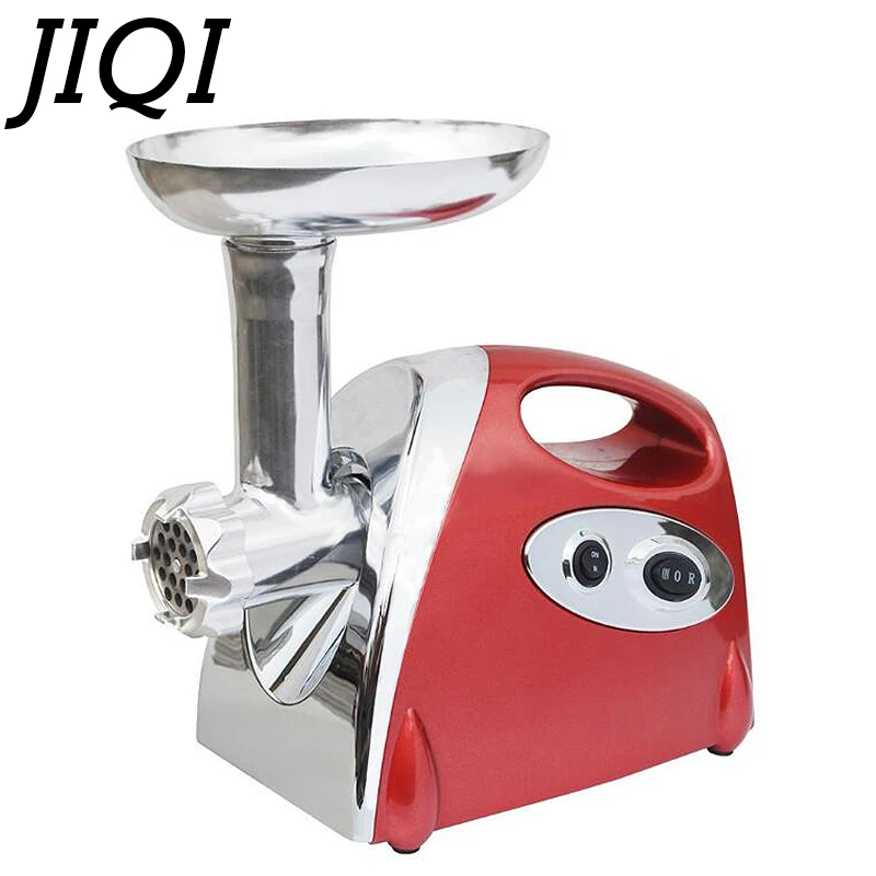 JIQI Multifunction Electric Meat Grinder Mincer filler Sausage Filling Maker Machine stuffer vegetables Slicer Cutter 110V 220V JIQI Multifunction Electric Meat Grinder Mincer filler Sausage Filling Maker Machine stuffer vegetables Slicer Cutter 110V 220V