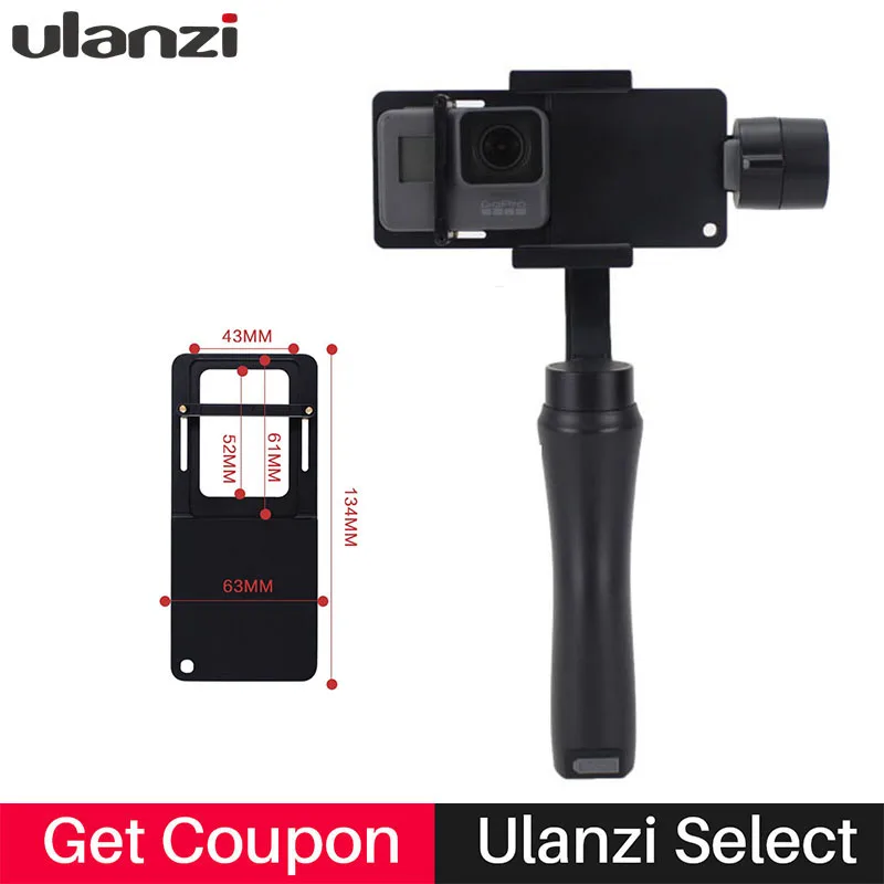 font b Action b font font b Camera b font Adapter Mount Plate for GoPro