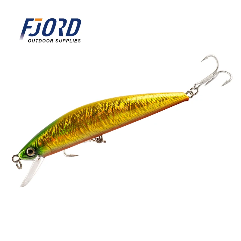 FJORD качество 5 шт./партия 125 мм 40 г Minnow лазер жесткий Профессиональный SwimBait искусственные приманки оборудованные крючки Тонущая Рыбалка