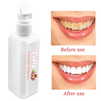 

Passion fruit flavor Toothpaste Stain Removal Whitening Viaty extrusion Toothpaste Fight Bleeding Gums Fresh Bottled Toothpaste