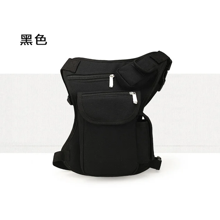 Outdoor sports Canvas Drop Waist Leg bag Waist Pocket Men Running Belt Bicycle Motorcycle city walking package