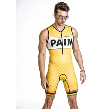 USA love the pain cycling skinsuit men triathlon suit 2019 Pro Team sleeveless Jumpsuit uniforme ciclismo Glamour sexy swimsuit