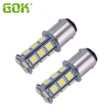 2 шт. 1156 BA15S 1142 BA15D 18SMD 5050 светодиодный внутренний светодиодный 1157 1156 1142 лампы прицеп Замена светодиодный светильник лампа морской шлюпочная фара