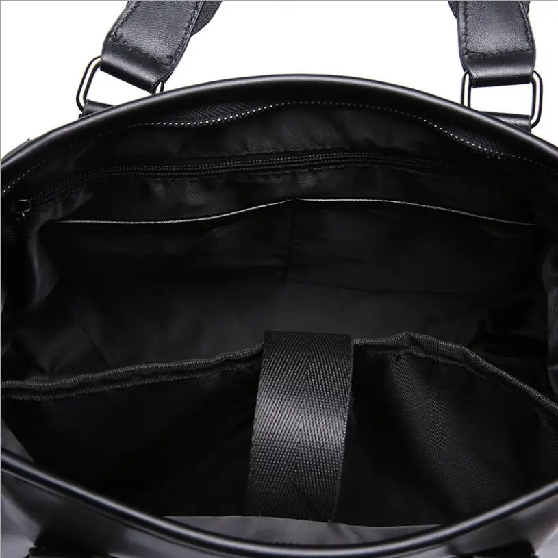 Тренд новая Корейская Сумочка Большая емкость деловая Повседневная сумка через плечо мужская сумка для офиса