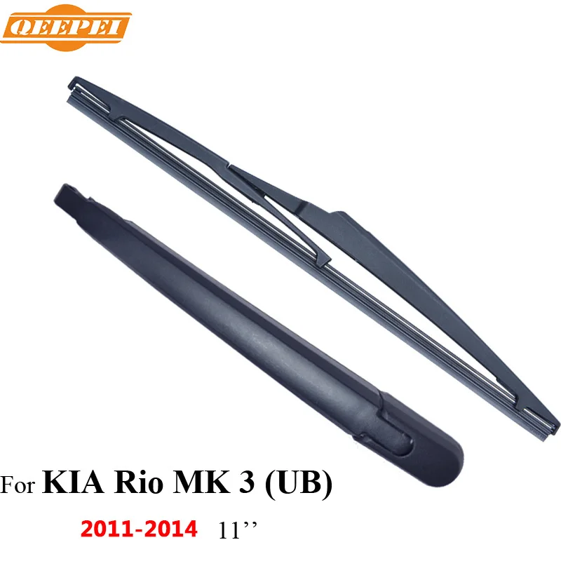 

QEEPEI Rear Wiper Blade & Arm For KIA Rio MK 3 (UB) 5-door hatchback 2011-2014 11'' Car Accessories For Auto Wipers,RKA15-3C