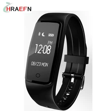 Hraefn Умный Браслет S1 Heart Rate monitor blueototh smartband Фитнес трекер IP68 Водонепроницаемый Для Android IOS ПК ми группа 2