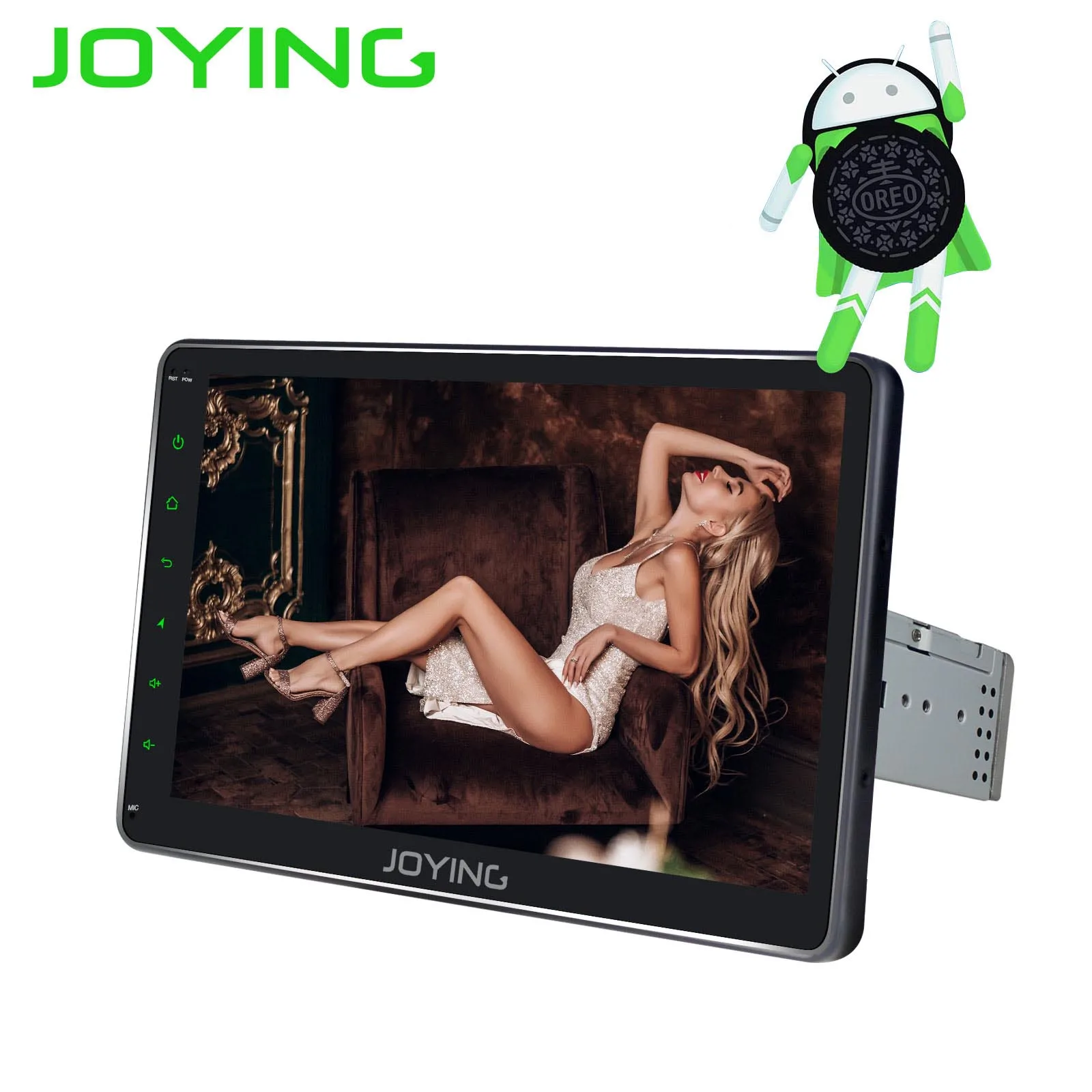 Clearance 10.1"IPS Android 8.1 Head Unit Universal Car Radio Stereo Single Din Tape Recorder Built-in DSP Carplay Zlink Multimedia Player 4