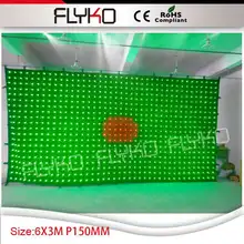 p15cm 3x6 м популярные украшения крышка светодиода видеоэкран