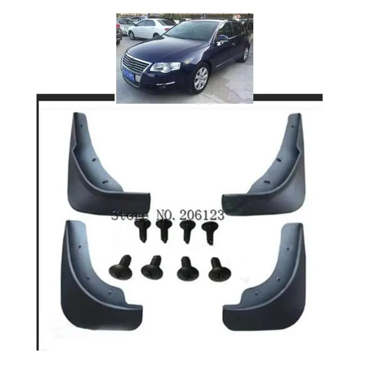 

For VW Passat B6 3C 2005-2011 Sedan Mudflaps Splash Guards Mud Flap Mudguards Fender 2006 2007 2008 2009 2010 Set Mud Flaps