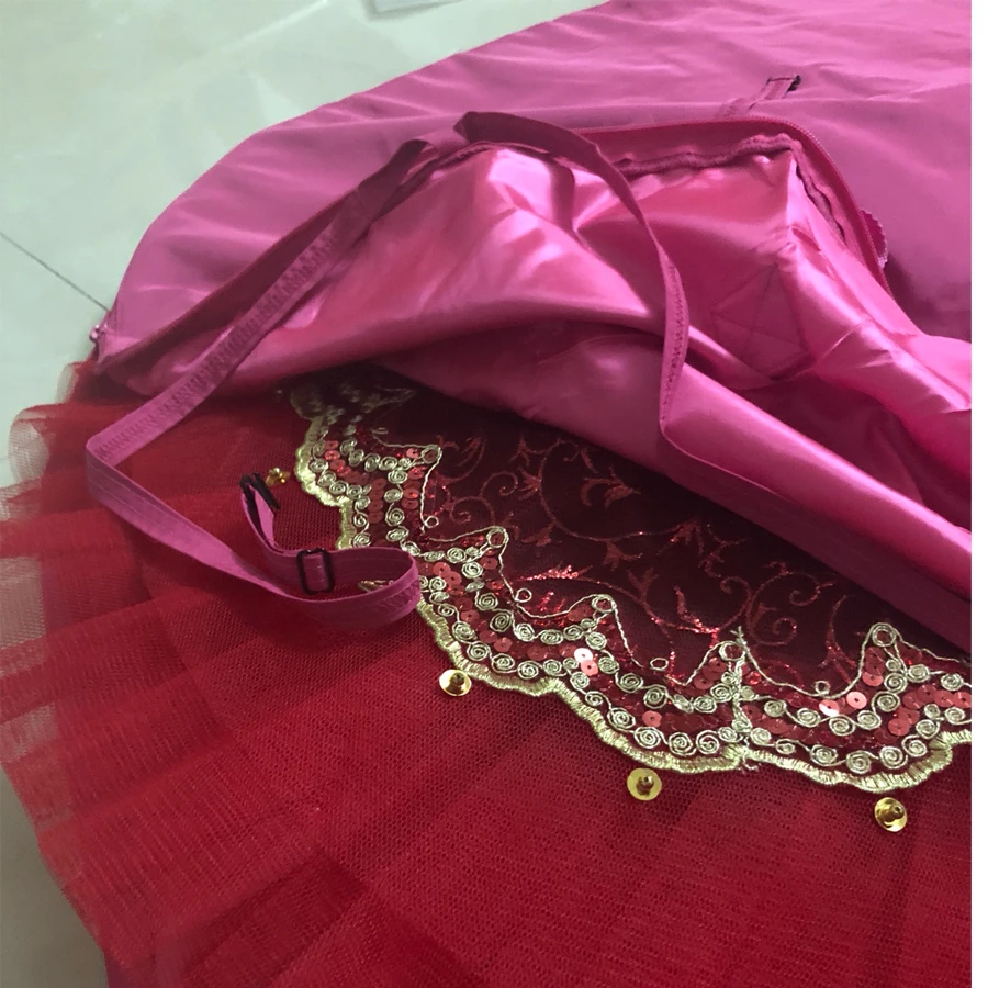 Балетная Сумка-пачка для продажи, черный, розовый, красный, серый цвета, водонепроницаемая сумка-пачка для балетных соревнований, Flodable сумка для пачки 110 см DB001