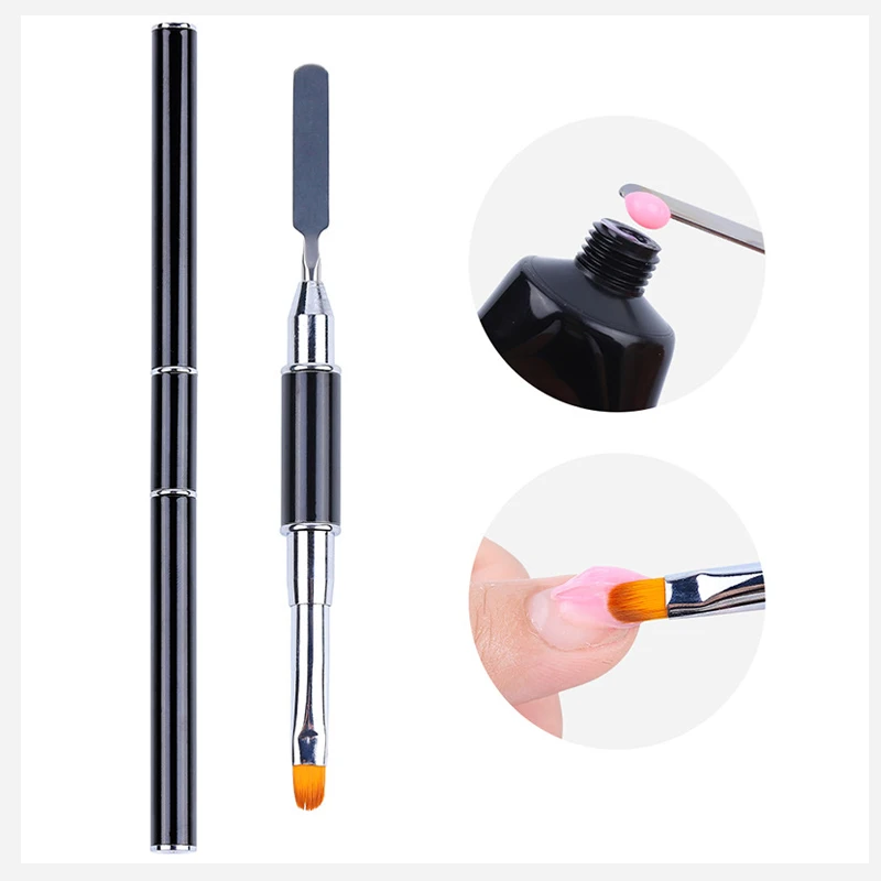 

New Double Head 1 Nail Art Painting Pen Professional 3D Nail Paint Liner Pen Flower Drawing Brush Manicure Tool