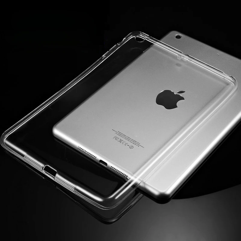 Силиконовый чехол для iPad Air 2 1 прозрачный 3 4 Mini мягкая задняя крышка из ТПУ
