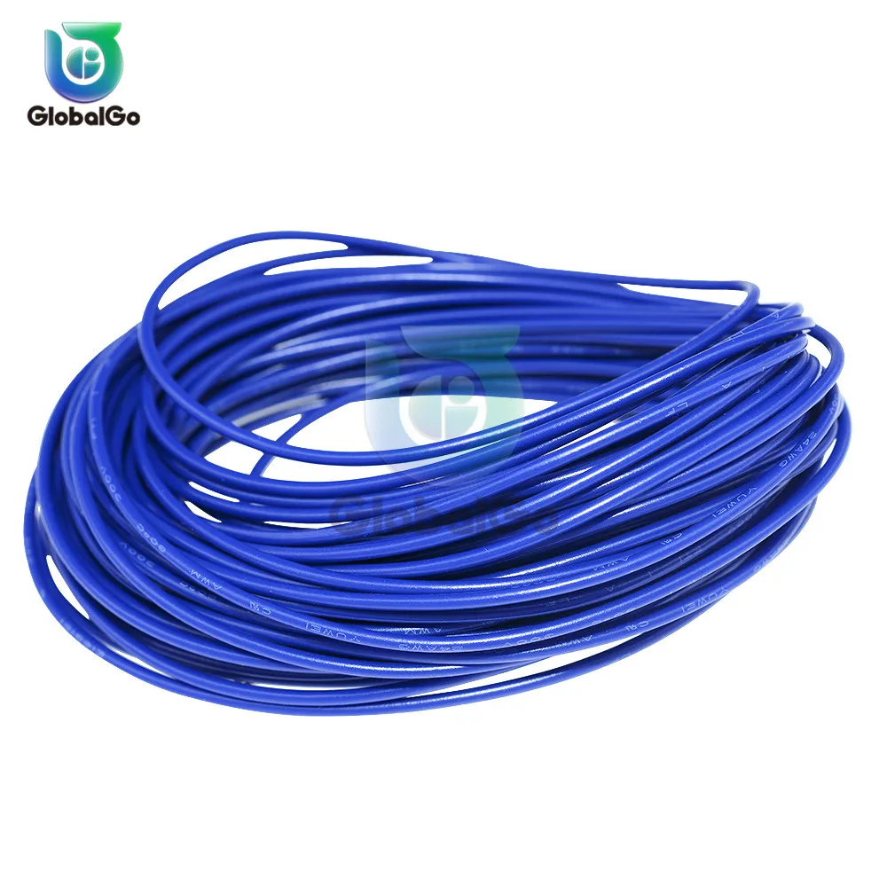 

1pcs 10 Meters 24AWG UL1007 Hook-up Wire PVC Electronic Cable 80C / 300V Cord