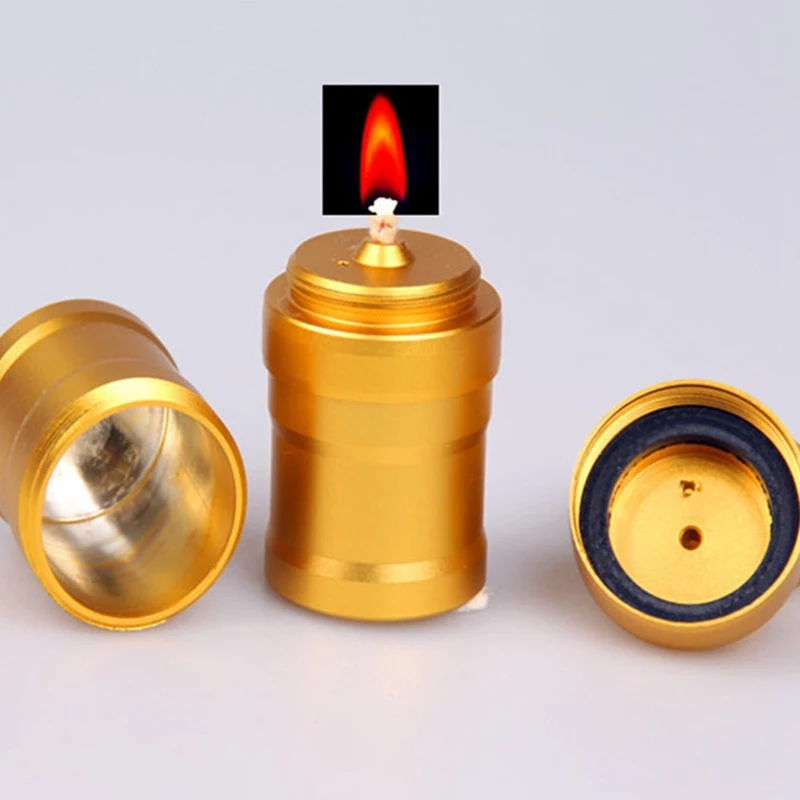 

1PC Portable Metal Mini Alcohol Lamp Heating Liquid Stoves Outdoor survival Camping Hiking Travel (Without Alcohol)