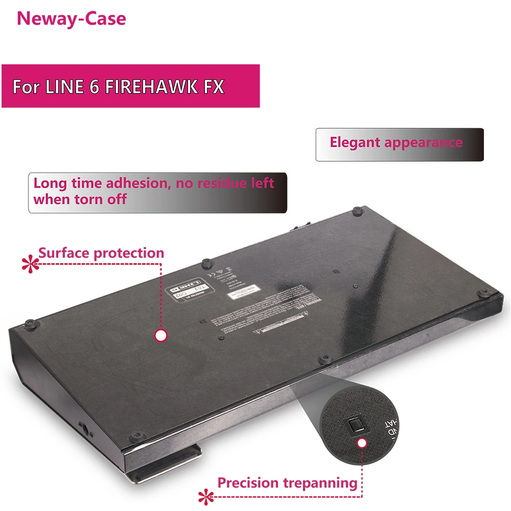 Neway-Case Electric Guitar Effect Film Protector For LINE 6 FIREHAWK FX Guitar Pedal Effects Accessories Neway-Case Electric Guitar Effect Film Protector For LINE 6 FIREHAWK FX Guitar Pedal Effects Accessories