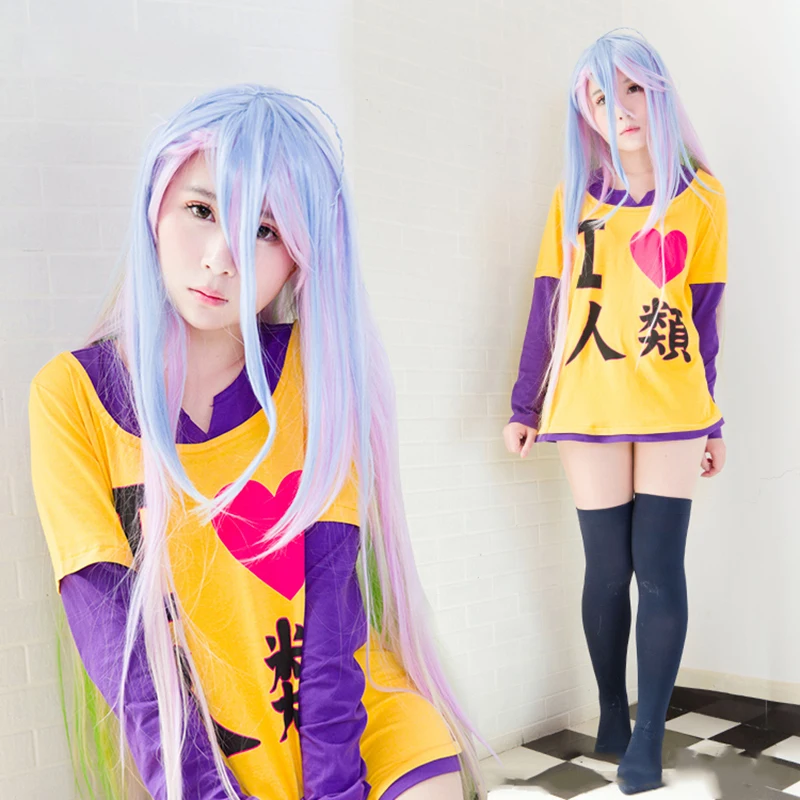 Fantasia infantil аниме NO GAME NO LIFE, костюм для косплея, футболка Sora, футболка, футболка+ дорожка, Disfraces