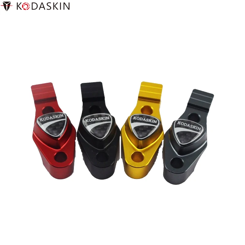 

KODASKIN Carbon Handlebar Clamp with Mirror Adapter for Ducati Monster 796 696 695
