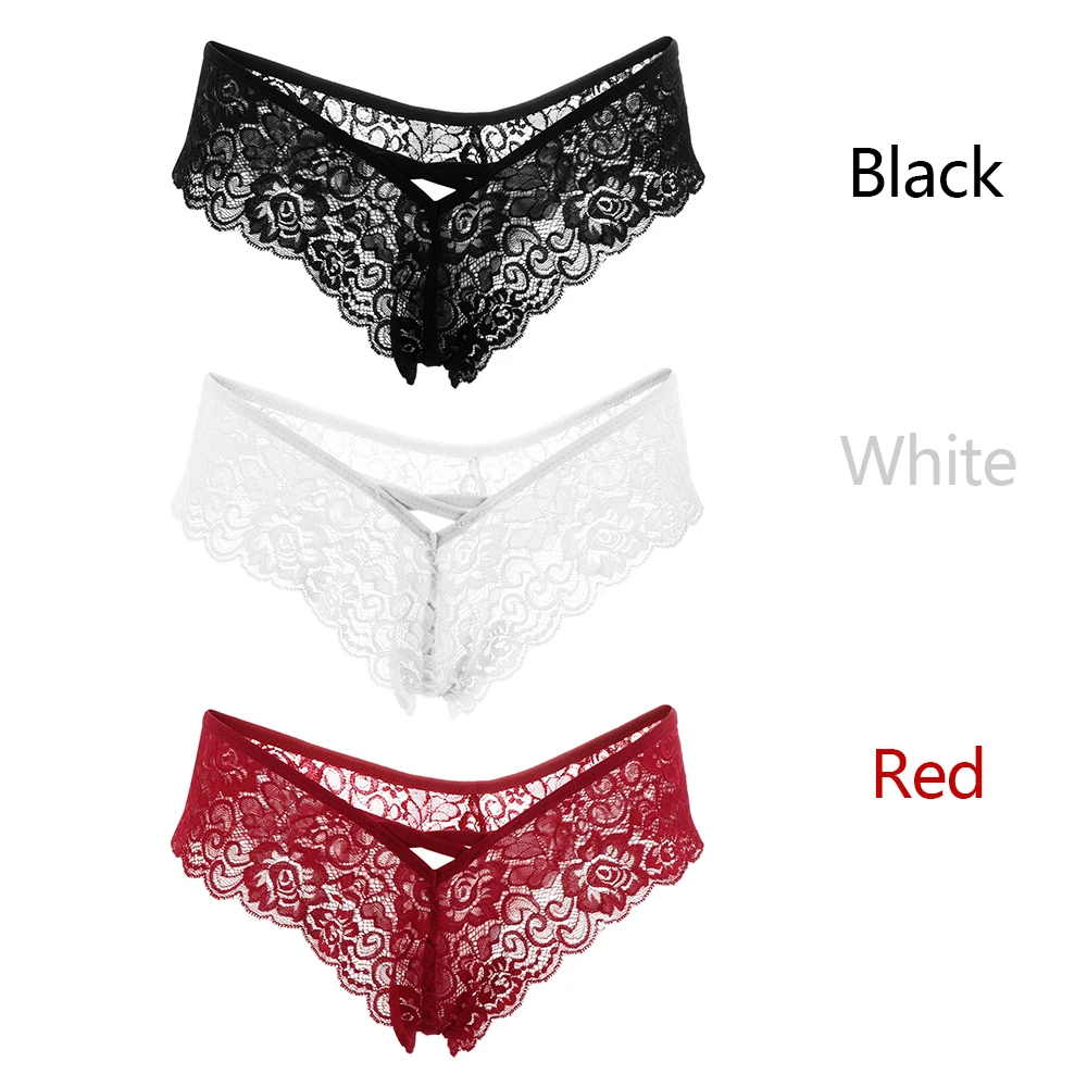 1PC Sexy Women Panties G-string Briefs Lace Lingerie Plus Size T-back Low Waist Panties Briefs Underpants Underwear Thongs