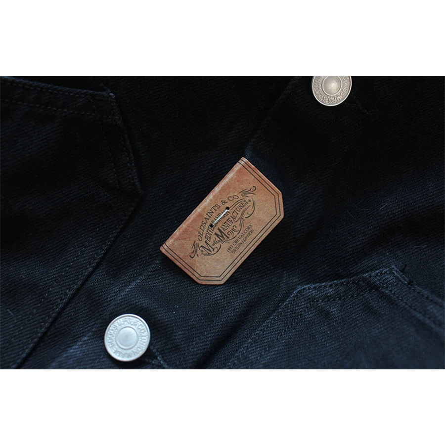 Винтажная Тяжелая черная джинсовая куртка для мужчин Chaqueta Hombre известный бренд Slim