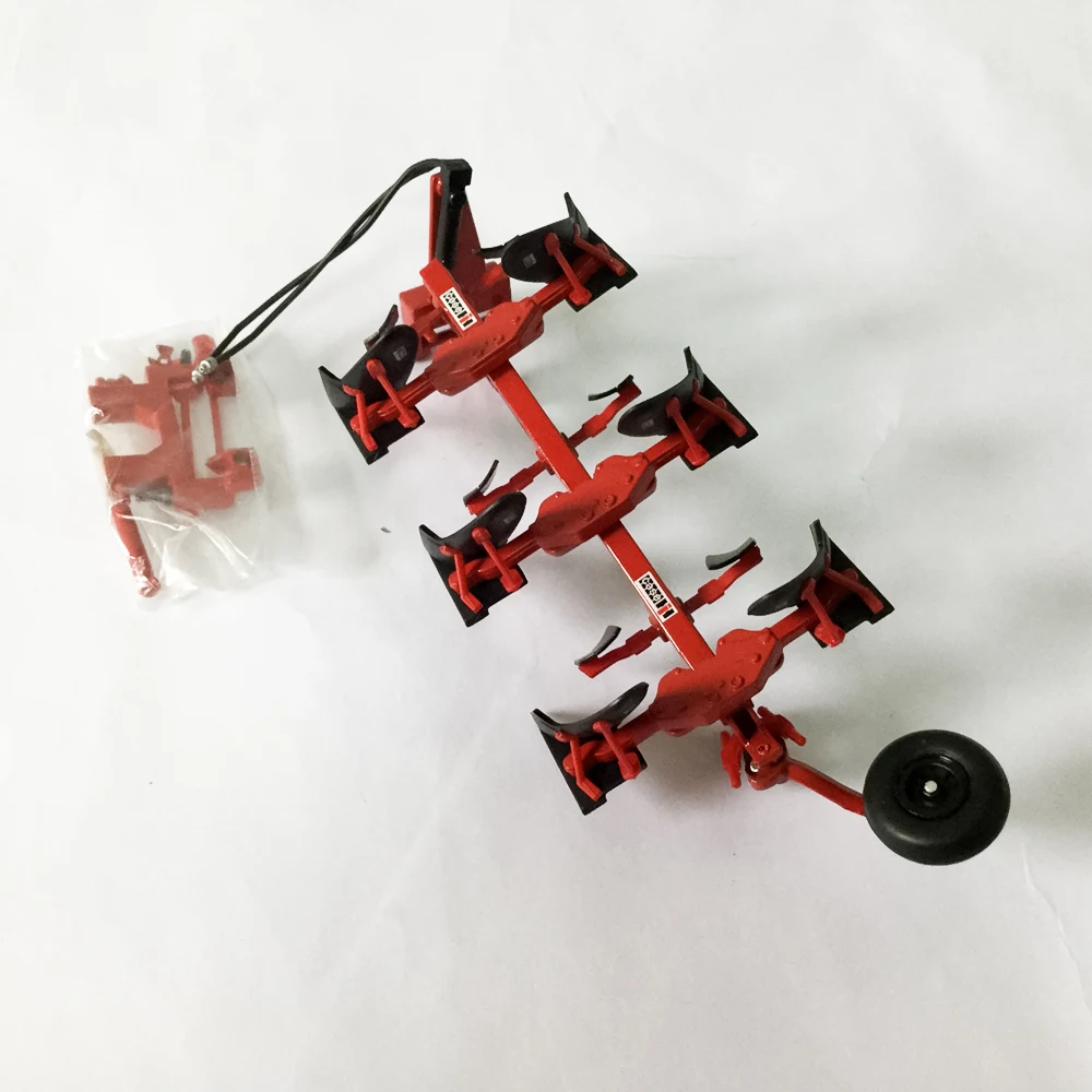 diecast 132 farm tractor model accessories red metal harvester model toy collection gift kids toys tractor toy suit (11)
