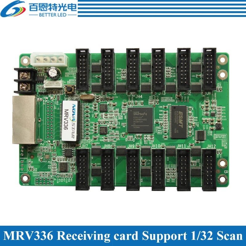 

NOVASTAR MRV336 LED Displays receiving Card,Outdoor and Indoor Full Color LED Video Display controller Support 1/32 Scan