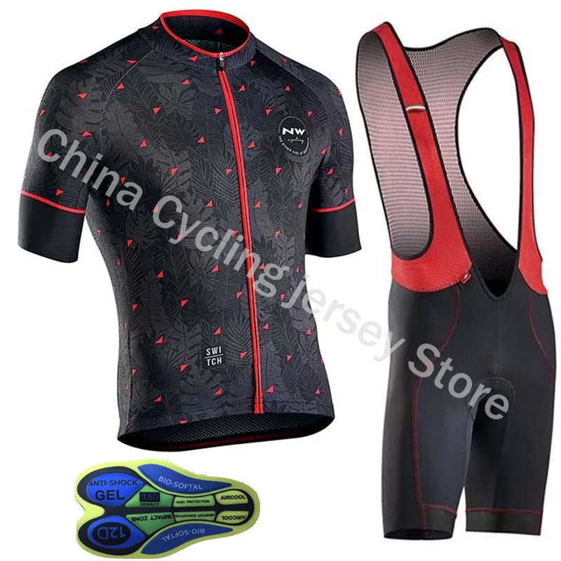 

2019 New NW Northwave men pro Cycling Jersey Set team Outdoor Summer MTB Road bike Sportswear Cycling Clothing maillot ciclismo