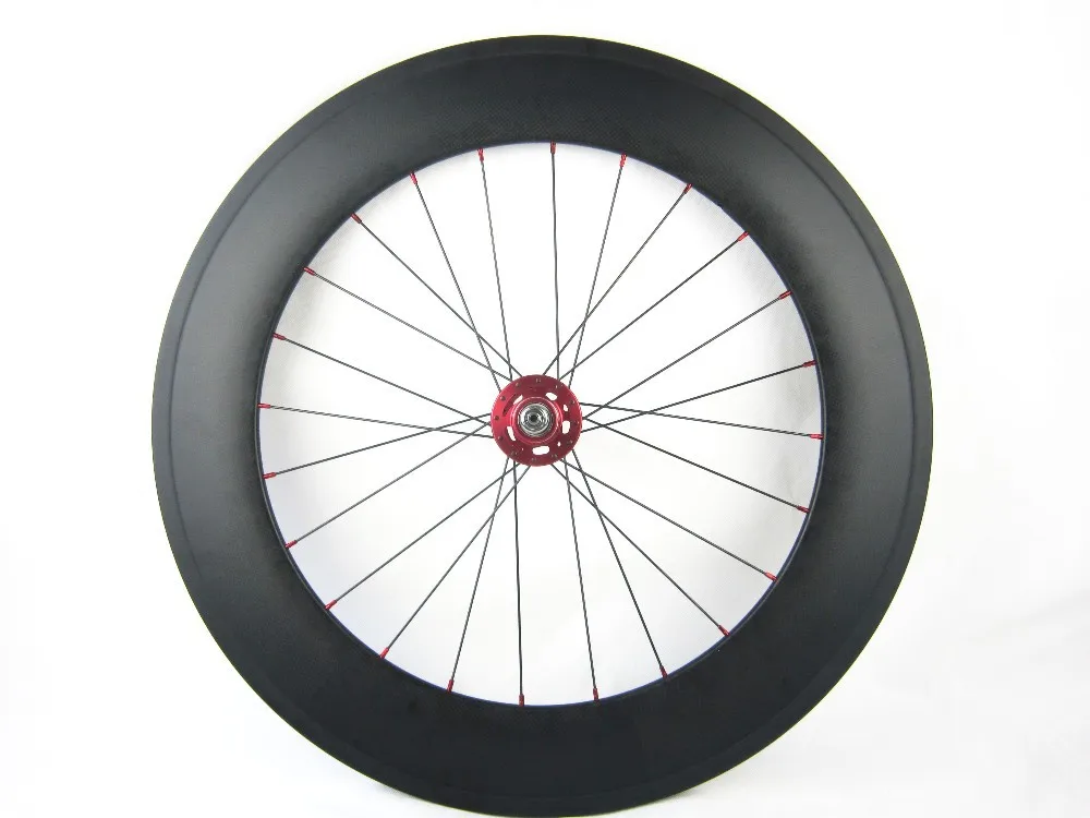Discount 88mm Track Carbon Wheel 20.5/23mm Clincher Fixed Gear Black Hub Novatec 165 20 Holes Black color 700C Font Wheel 1050 1 Discount 88mm Track Carbon Wheel 20.5/23mm Clincher Fixed Gear Black Hub Novatec 165 20 Holes Black color 700C Font Wheel 1050 1
