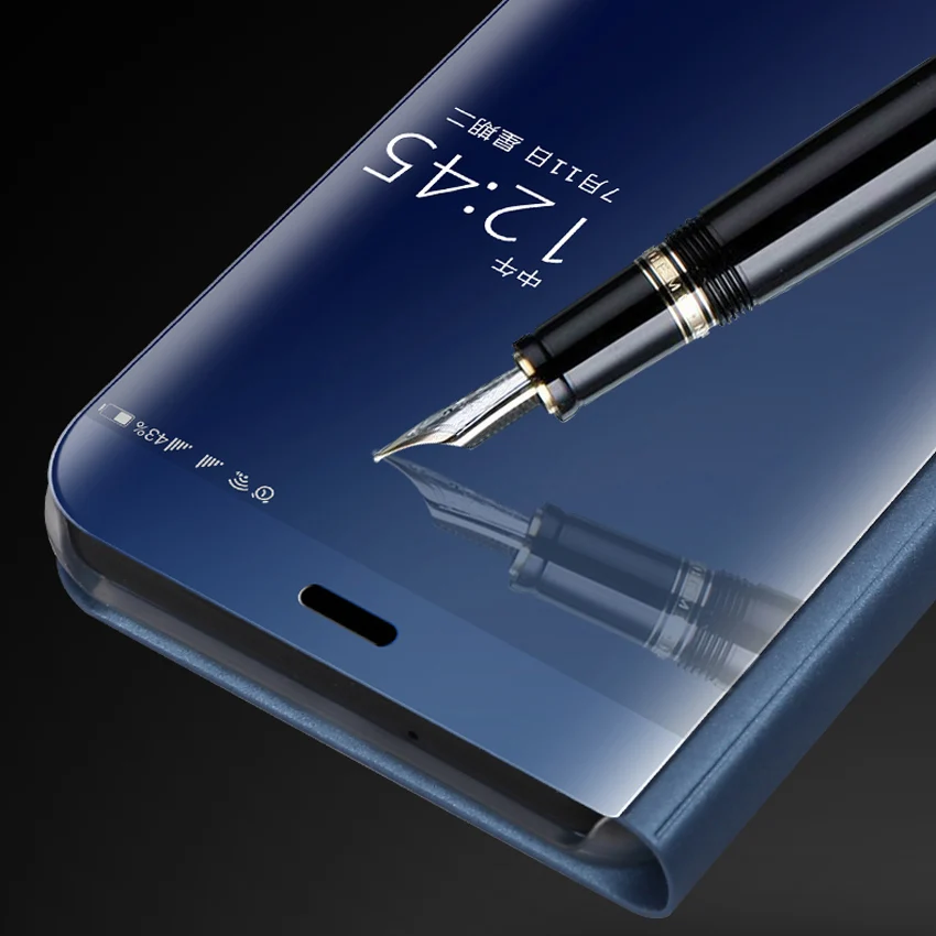 Зеркальный чехол для телефона Huawei P30Pro Mate 20 10 9 P20 P10 P9 Plus P8 Lite 2017 V9 V10 P20pro P Smart 30 P30 Pro с