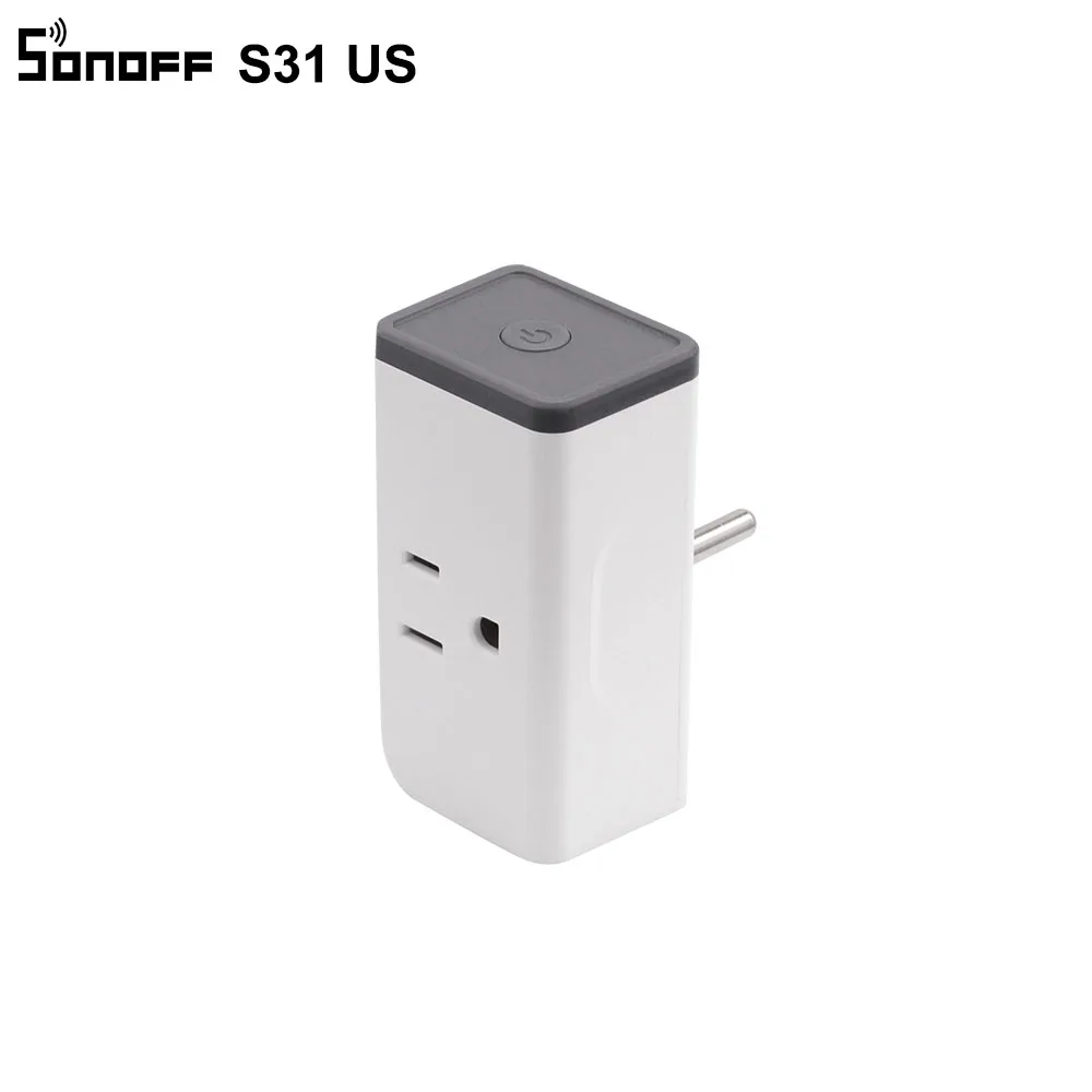 Sonoff S31 US 16A Мини Wifi умная розетка домашнее энергопотребление измерительный