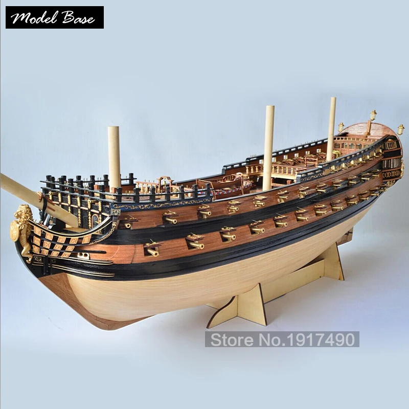 Деревянные судовые модели Kits3d лазерная резка масштаб 1/50 модель корабль сборка