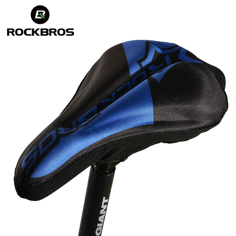 

ROCKBROS Cycling Bicycle Saddle Pad MTB Mountain Bicycle Bikes Breathable Saddle Seat Cover Bicycle Accessories