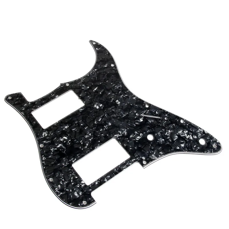 

1 Pc Black 3Ply Guitar Pickguard For Fender Stratocaster Strat HH 2 Humbucker Pearl