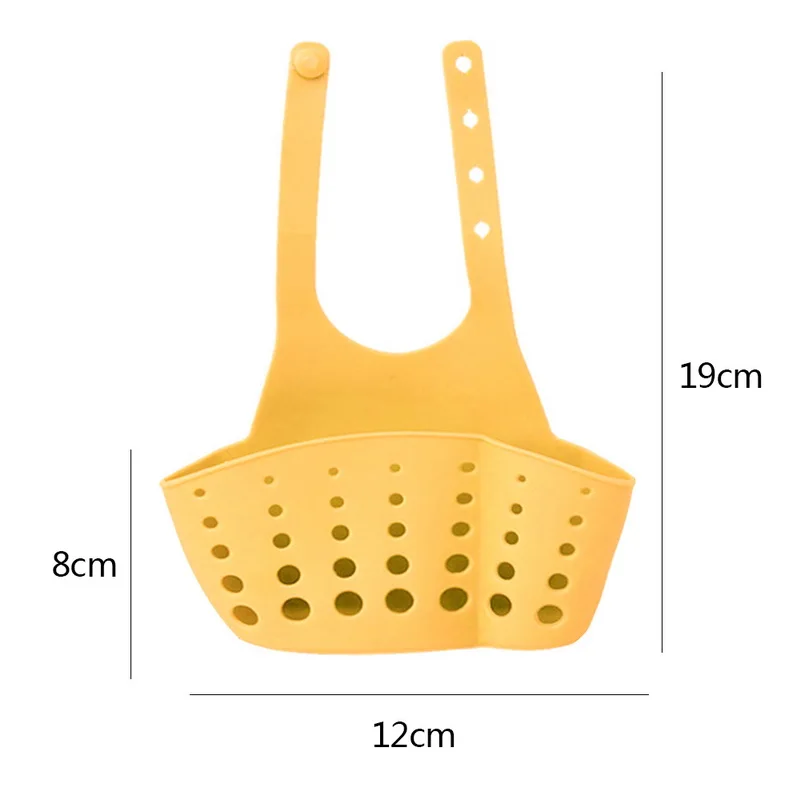 Регулируемая оснастка раковина стойка для хранения губок кухня Органайзер ванная комната настенная полка мыло крюк присоска губка держатель дропшиппинг - Цвет: style 3 yellow