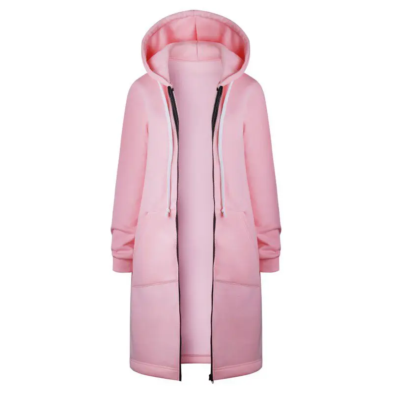 Women Autumn Winter Coat Fashion Casual Short Zipper