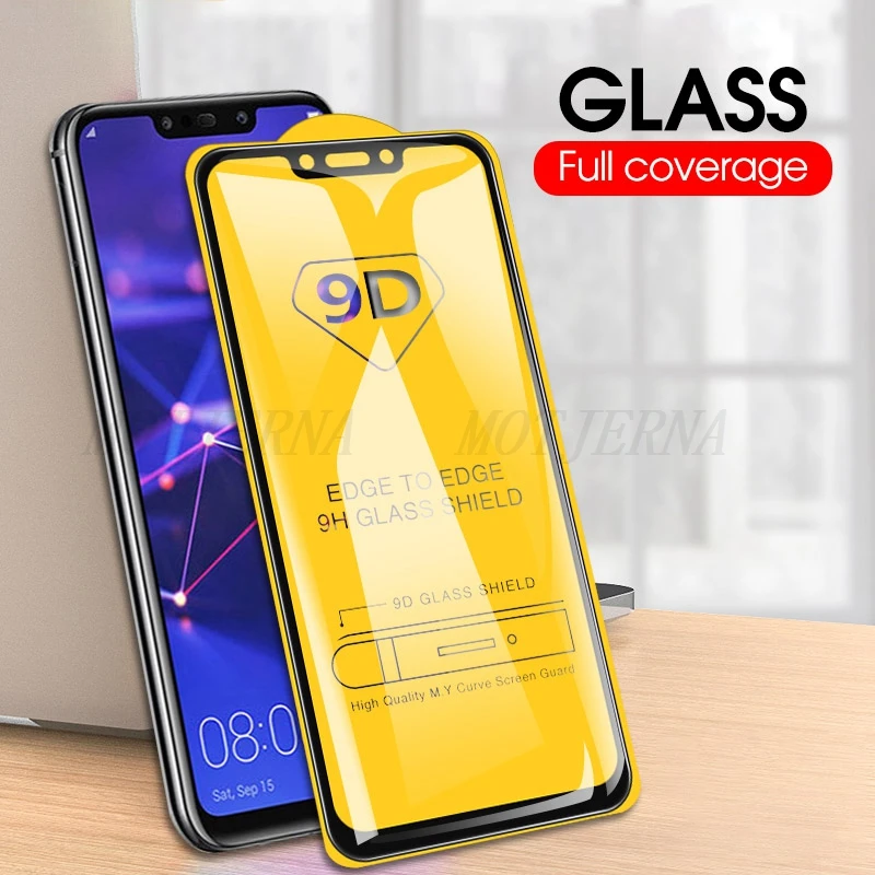 

9D Tempered Glass For Huawei P30 Lite Mate 20 P20 P10 Lite P Smart 2019 Full Glue Cover Screen Protector For Honor 10 9 Lite 8X