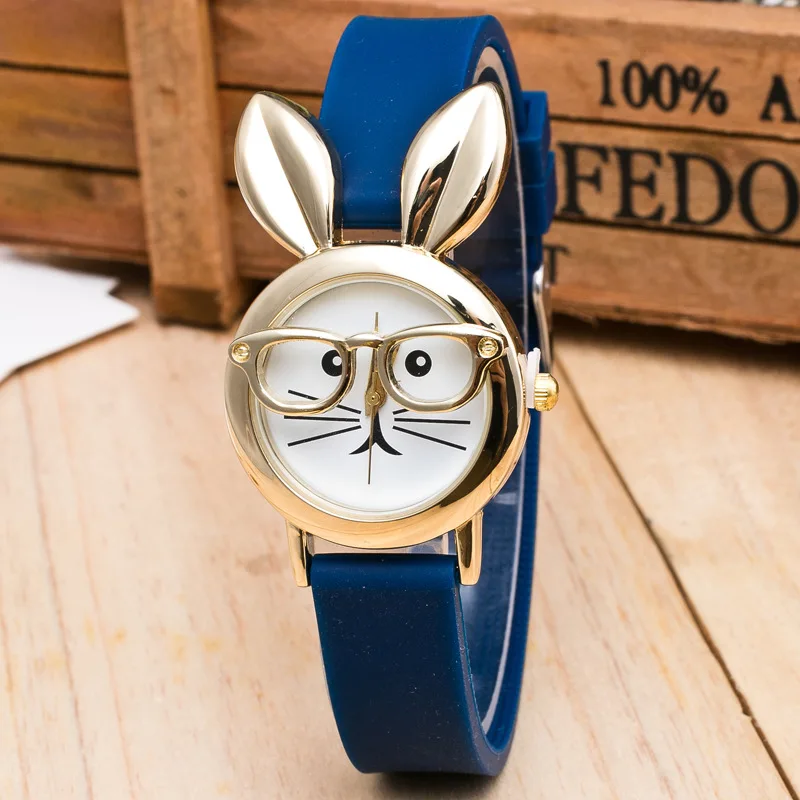 A245 Lovely Silicone Children s Watches Cartoon Watches Girls Sport Watch Kids Quartz Wristwatches Student Gifts 3