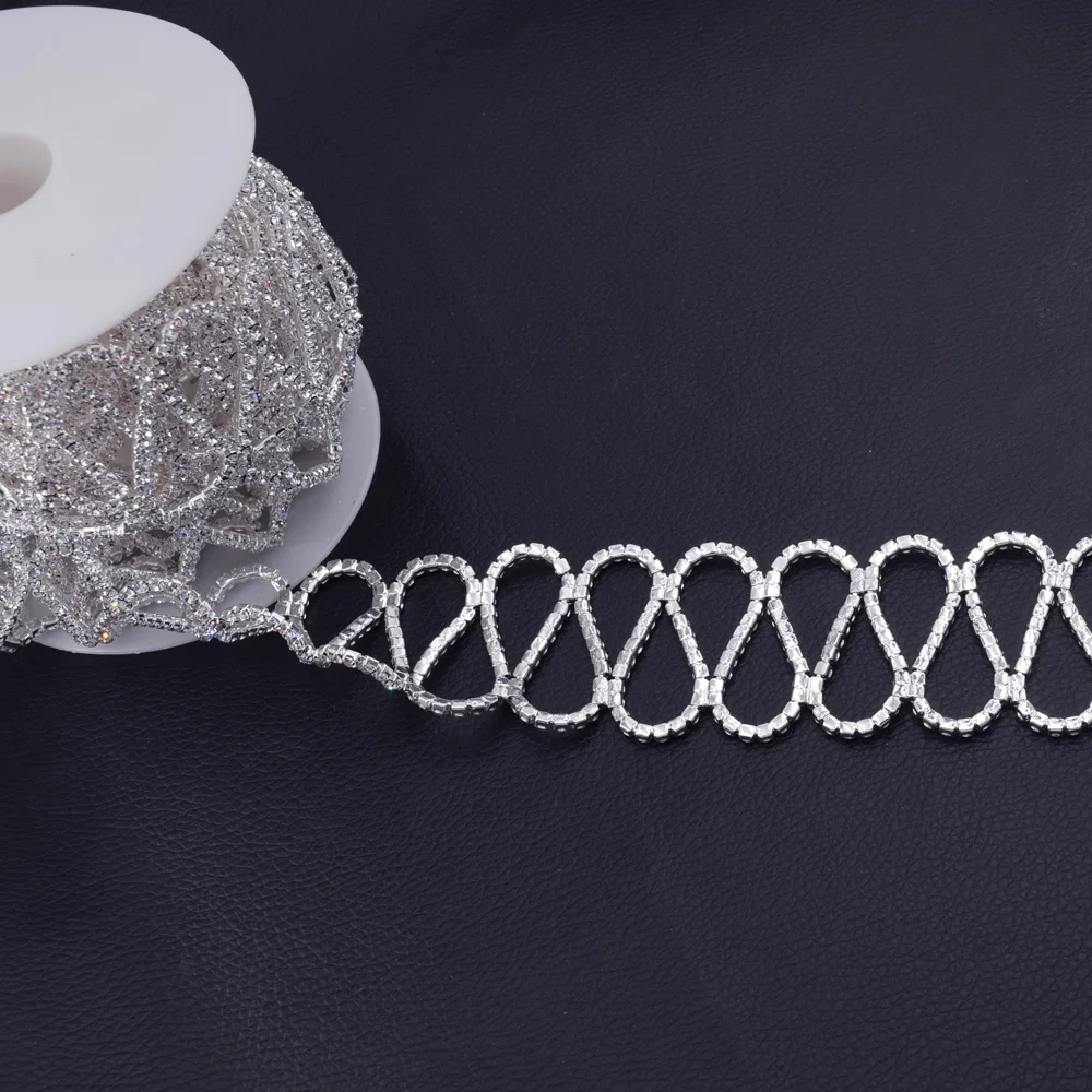Rhinestone trim patch HF-3295 (3)