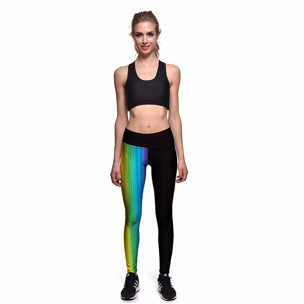 

Summer hot new fashion personality camouflage stitching print leggings casual sexy Slim female nine points leggings