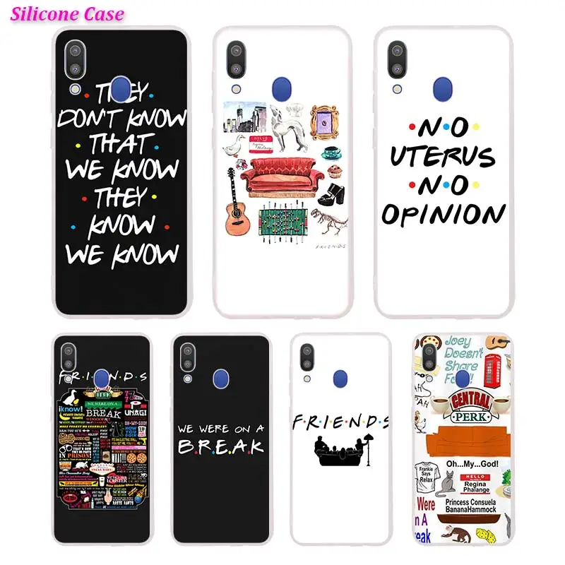 

Silicone Phone Case FRIENDS TV SHOW SERIES Printing for Samsung Galaxy A70 A50 A40 A30 Phone bag Cover