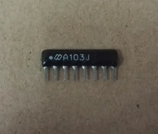 50 PCS Resistor Network A05-102 1K ohm 4 Commoned Resistor Network Array 5 PIN